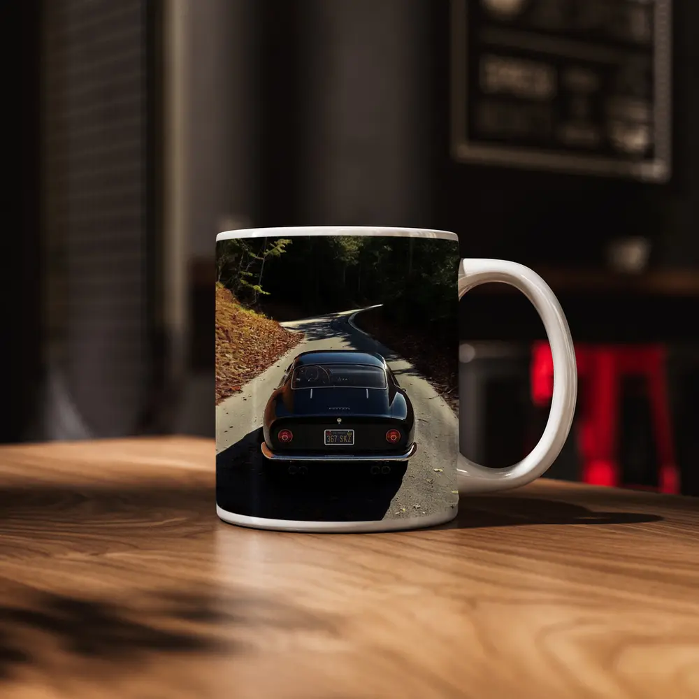 Ferrari 365 GTB4 on Forest Road – Mugs