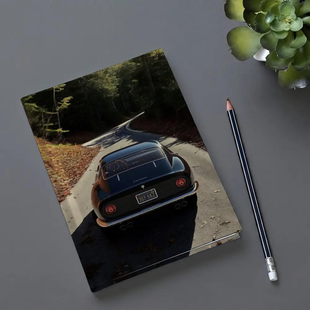 Ferrari 365 GTB4 on Forest Road – Notebooks