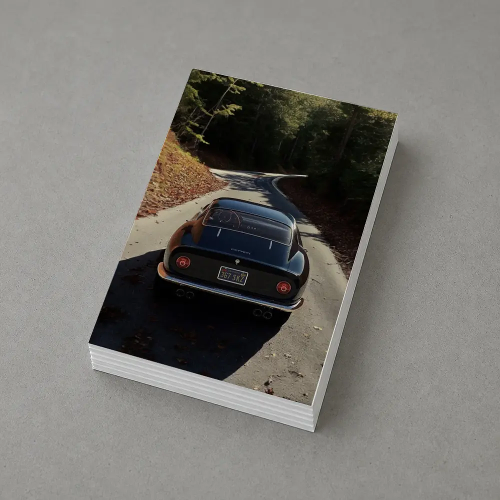 Ferrari 365 GTB4 on Forest Road – Postcards