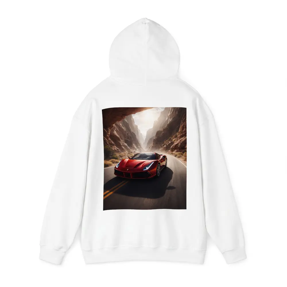 Ferrari 488 GTB Red Canyon Road – Hoodies