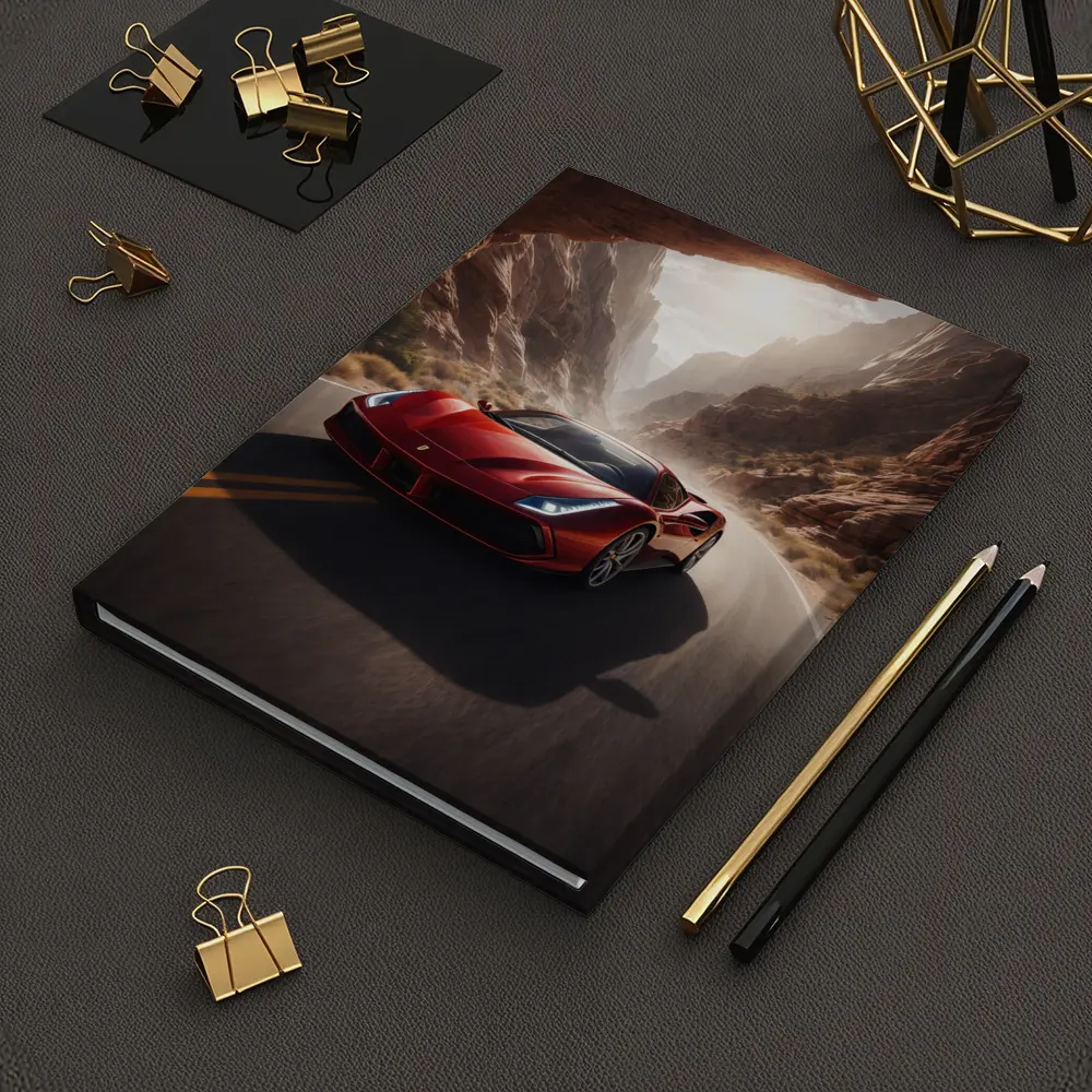 Ferrari 488 GTB Red Canyon Road – Notebooks