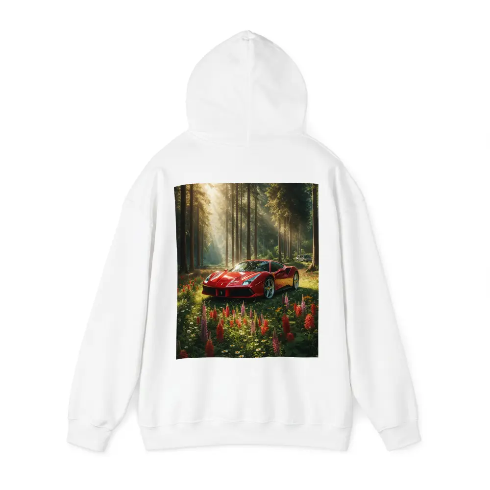 Ferrari 488 GTB Red Forest Wildflowers – Hoodies