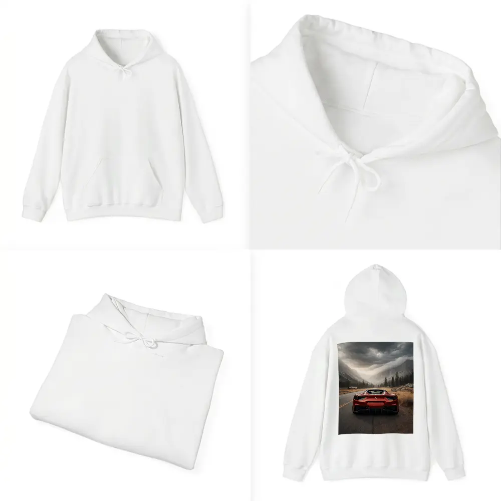 Ferrari 488 Spider Mountain Road Moody Sky – Hoodies