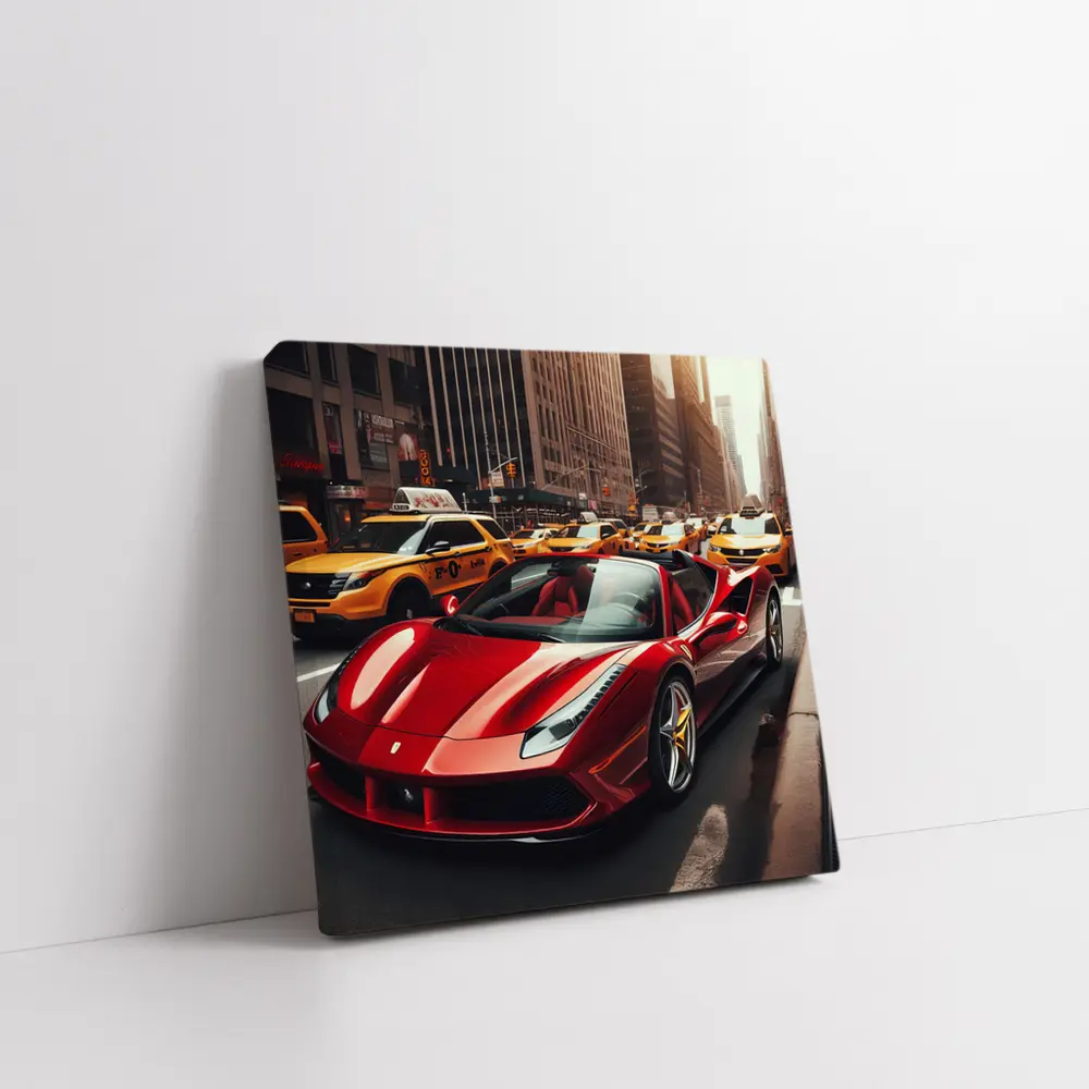 Ferrari 488 Spider Cruising New York City – Wall Art