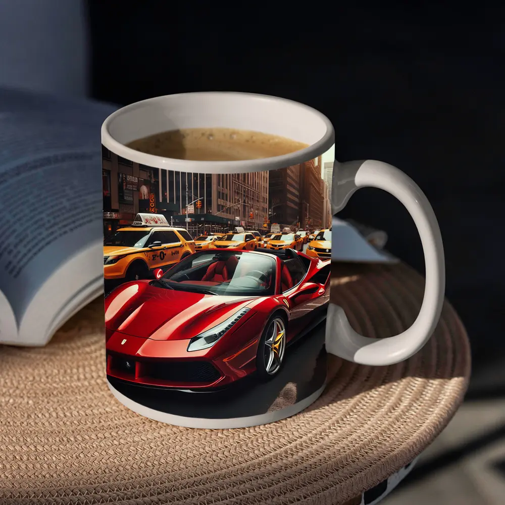 Ferrari 488 Spider Cruising New York City – Mugs