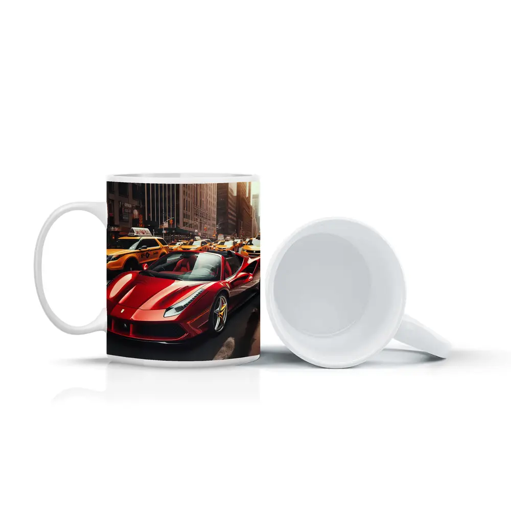 Ferrari 488 Spider Cruising New York City – Mugs