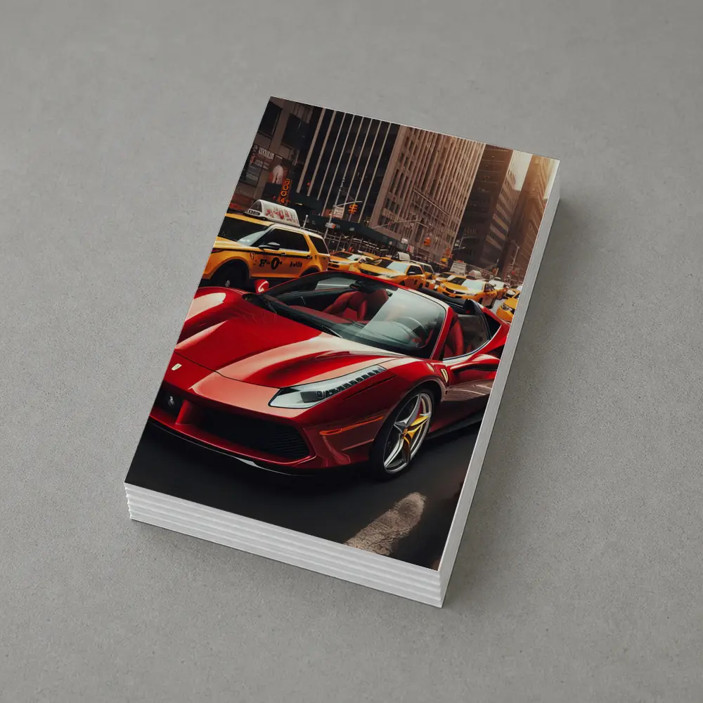 Ferrari 488 Spider Cruising New York City – Postcards