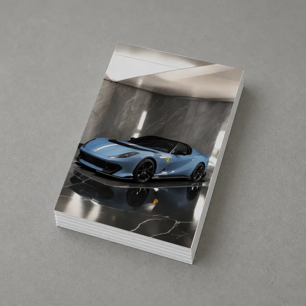 Ferrari 812 Competizione A Marble Showroom – Postcards