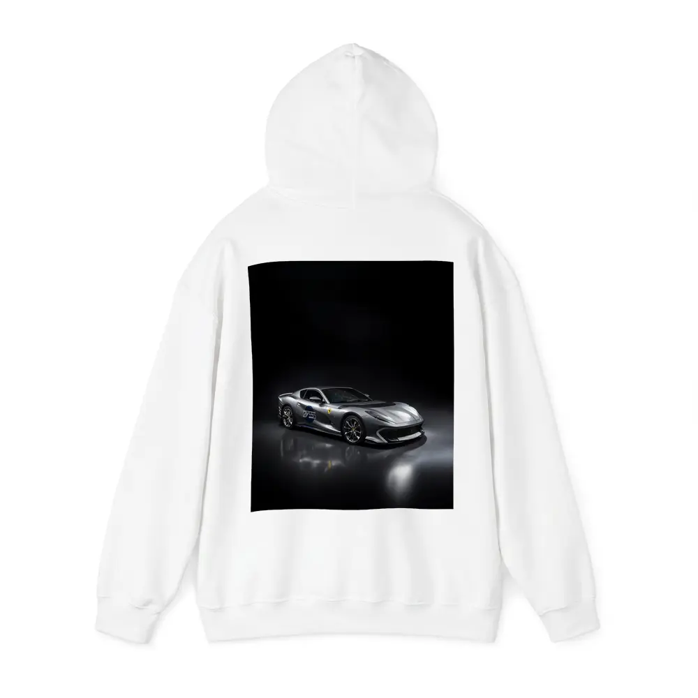 Ferrari 812 Competizione Silver Dark Studio – Hoodies