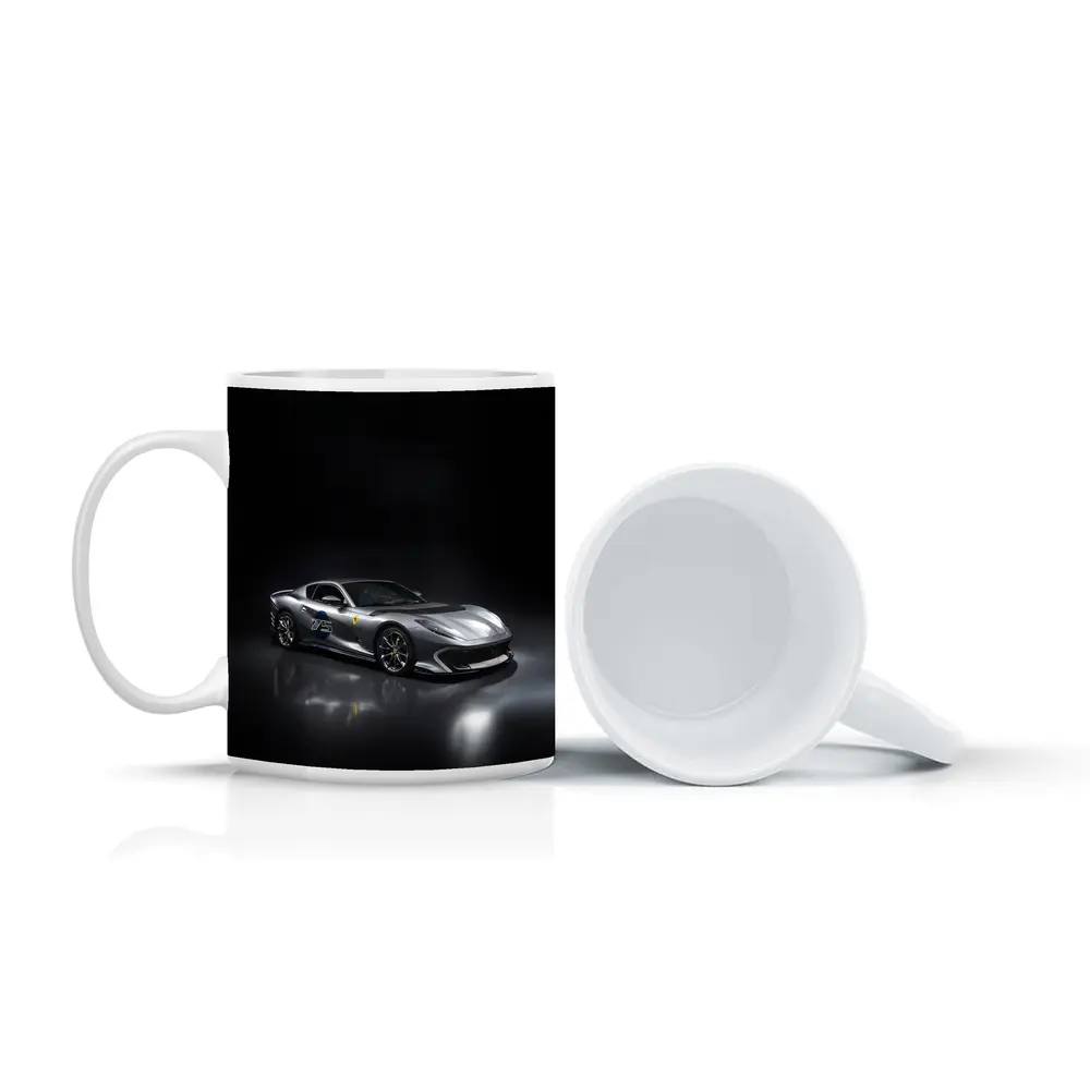 Ferrari 812 Competizione Silver Dark Studio – Mugs