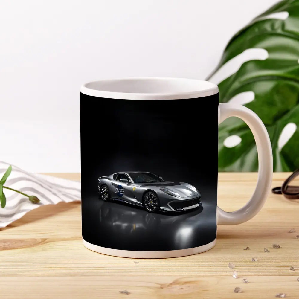 Ferrari 812 Competizione Silver Dark Studio – Mugs
