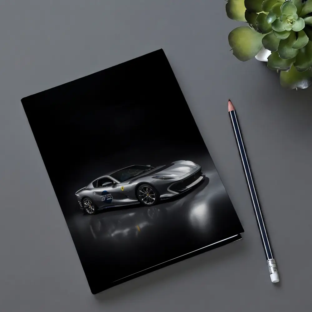 Ferrari 812 Competizione Silver Dark Studio – Notebooks