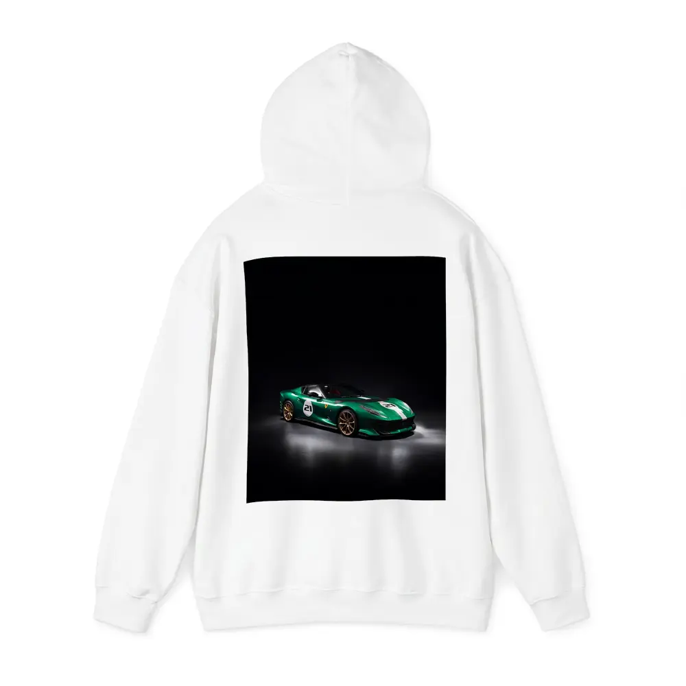 Ferrari 812 Competizione Green Racing Dark Studio – Hoodies