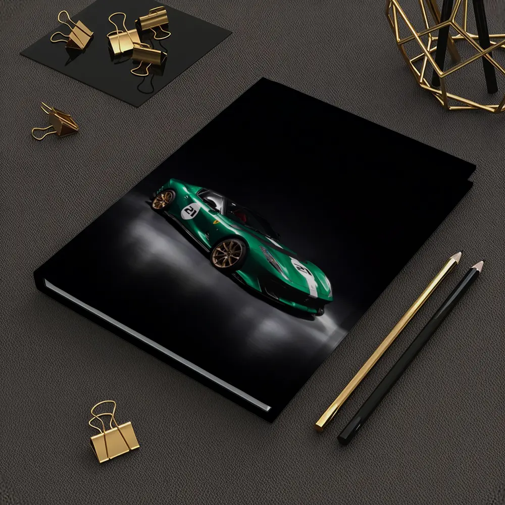 Ferrari 812 Competizione Green Racing Dark Studio – Notebooks