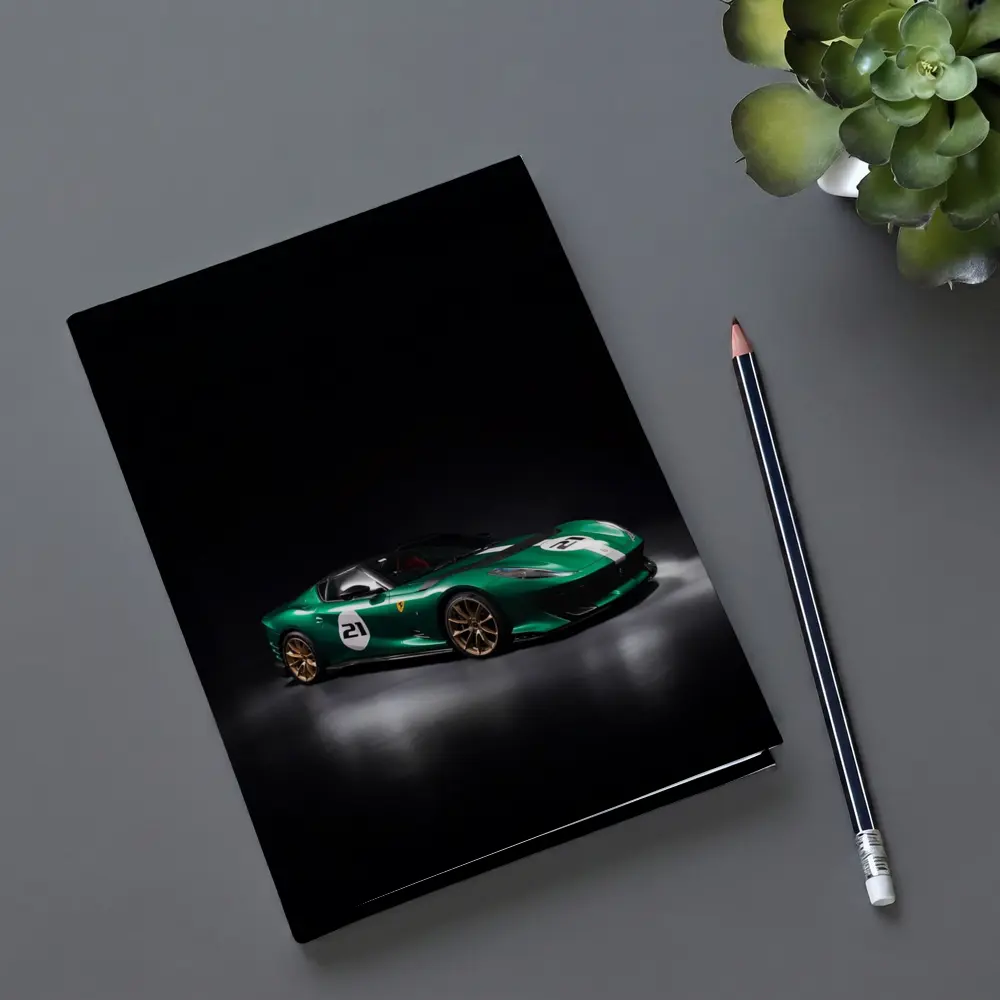 Ferrari 812 Competizione Green Racing Dark Studio – Notebooks