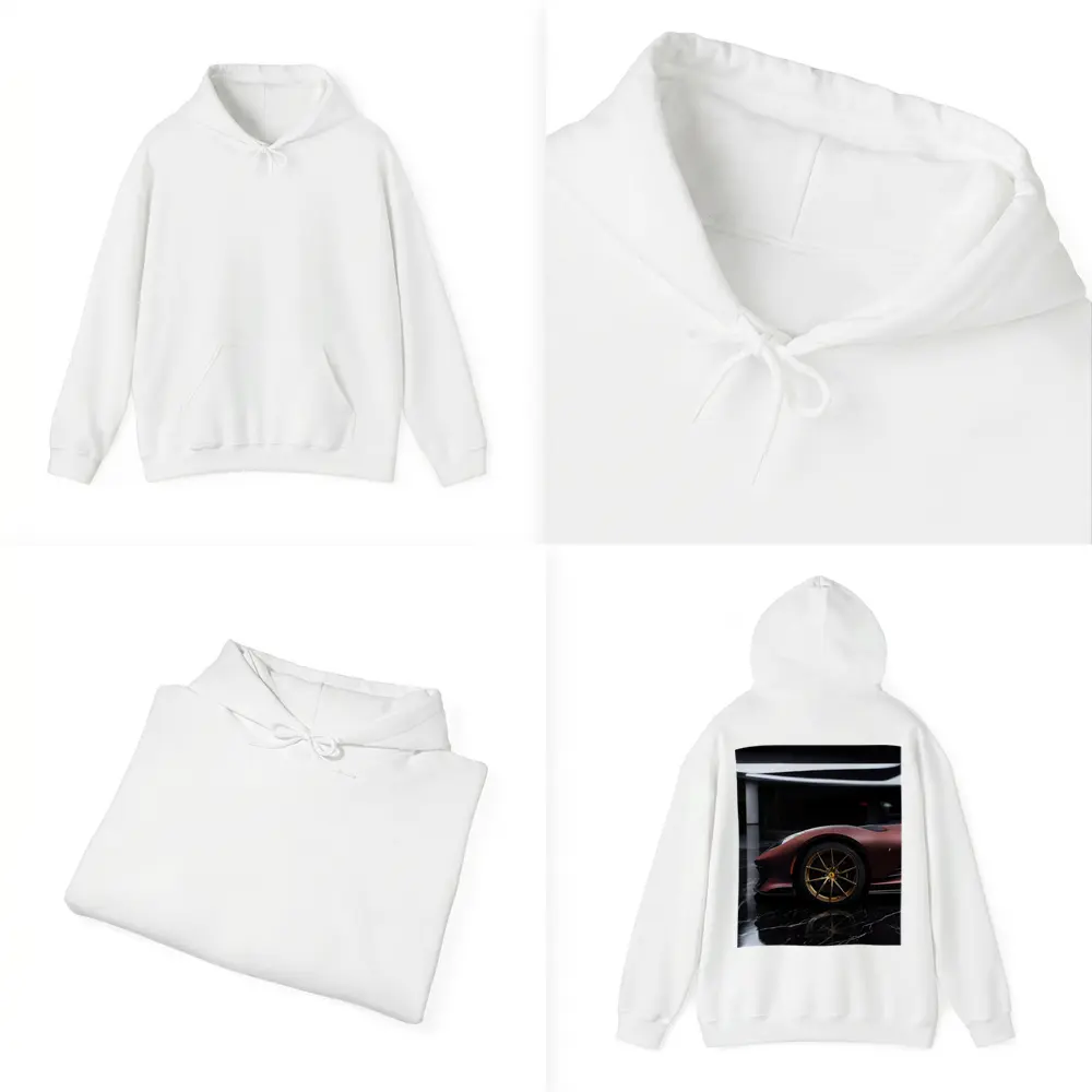 Ferrari 812 Competizione Dark Marble Garage – Hoodies