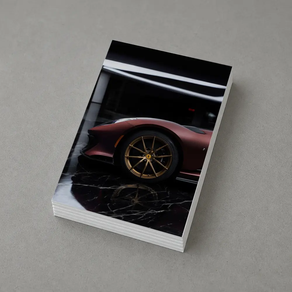 Ferrari 812 Competizione Dark Marble Garage – Postcards