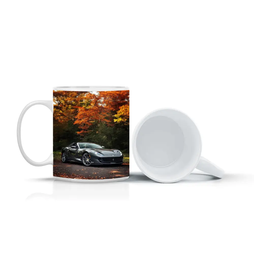 Ferrari 812 GTS Dark Autumn Forest – Mugs