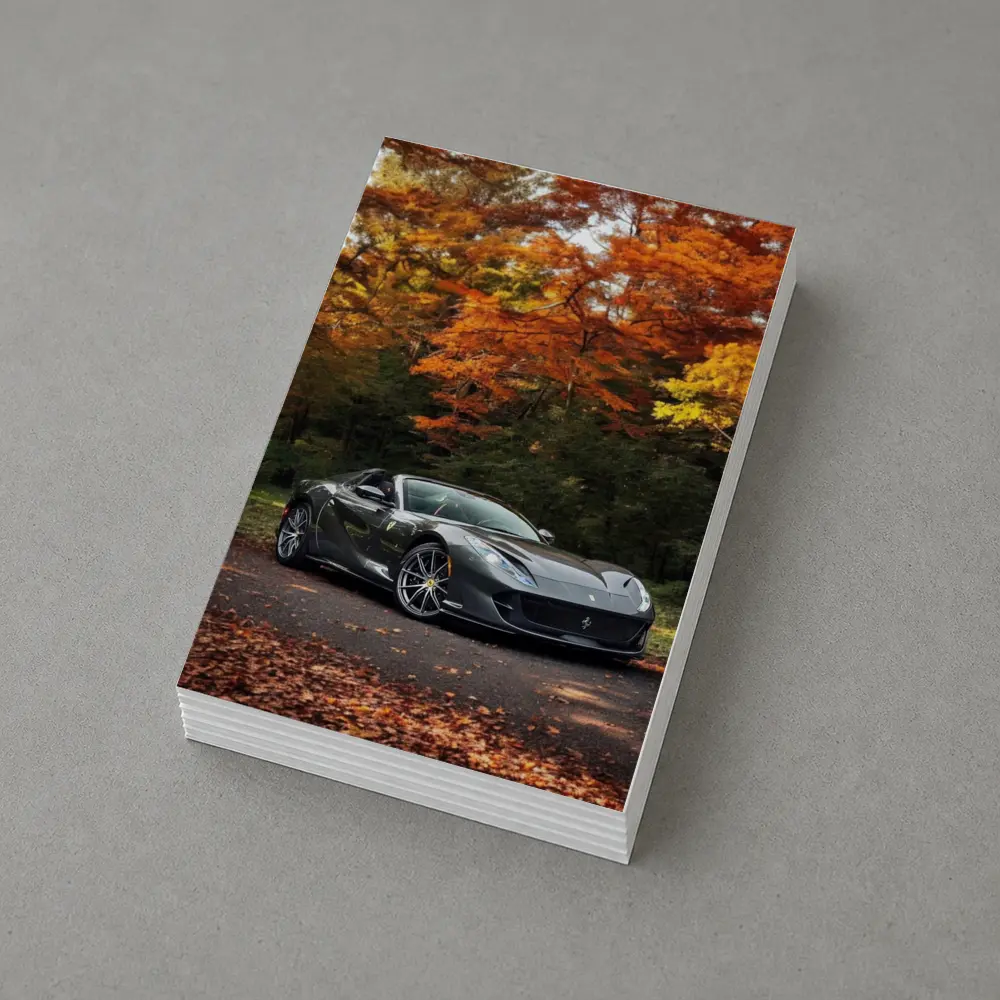 Ferrari 812 GTS Dark Autumn Forest – Postcards
