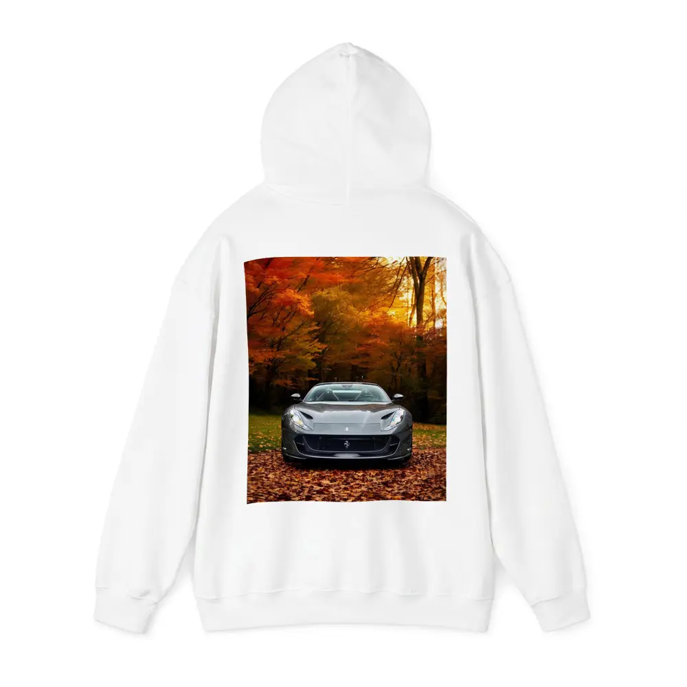 Ferrari 812 GTS Gray Autumn Forest – Hoodies