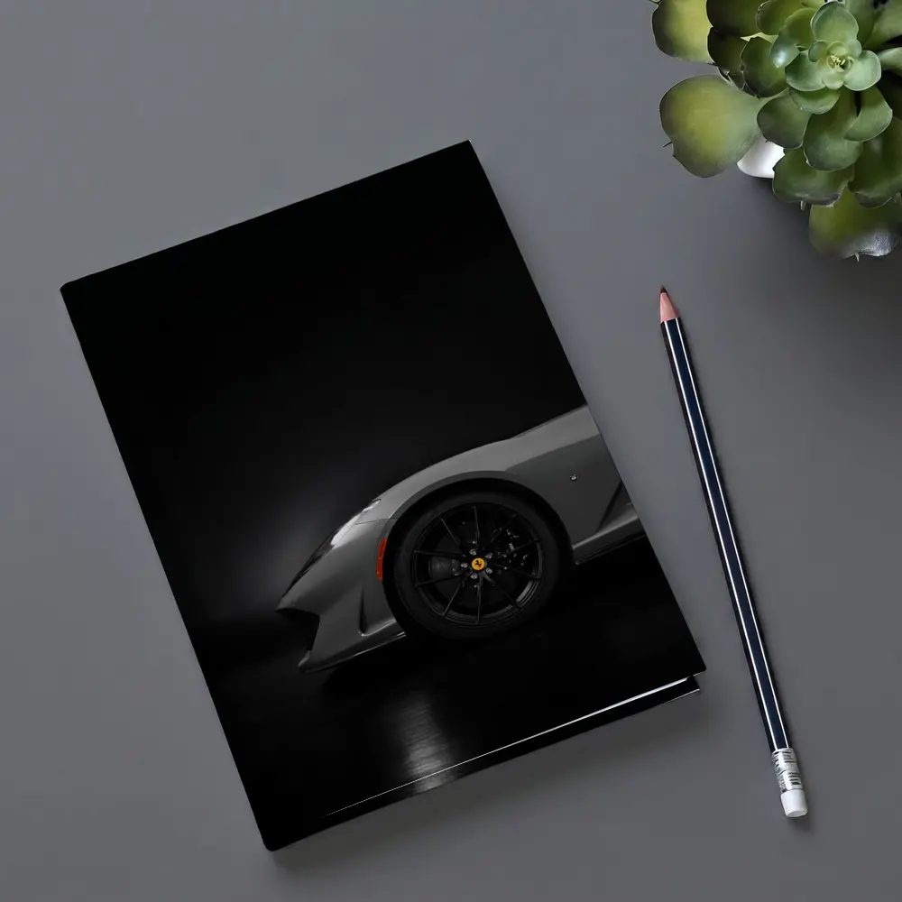 Ferrari 812 GTS Dark Studio Shot – Notebooks
