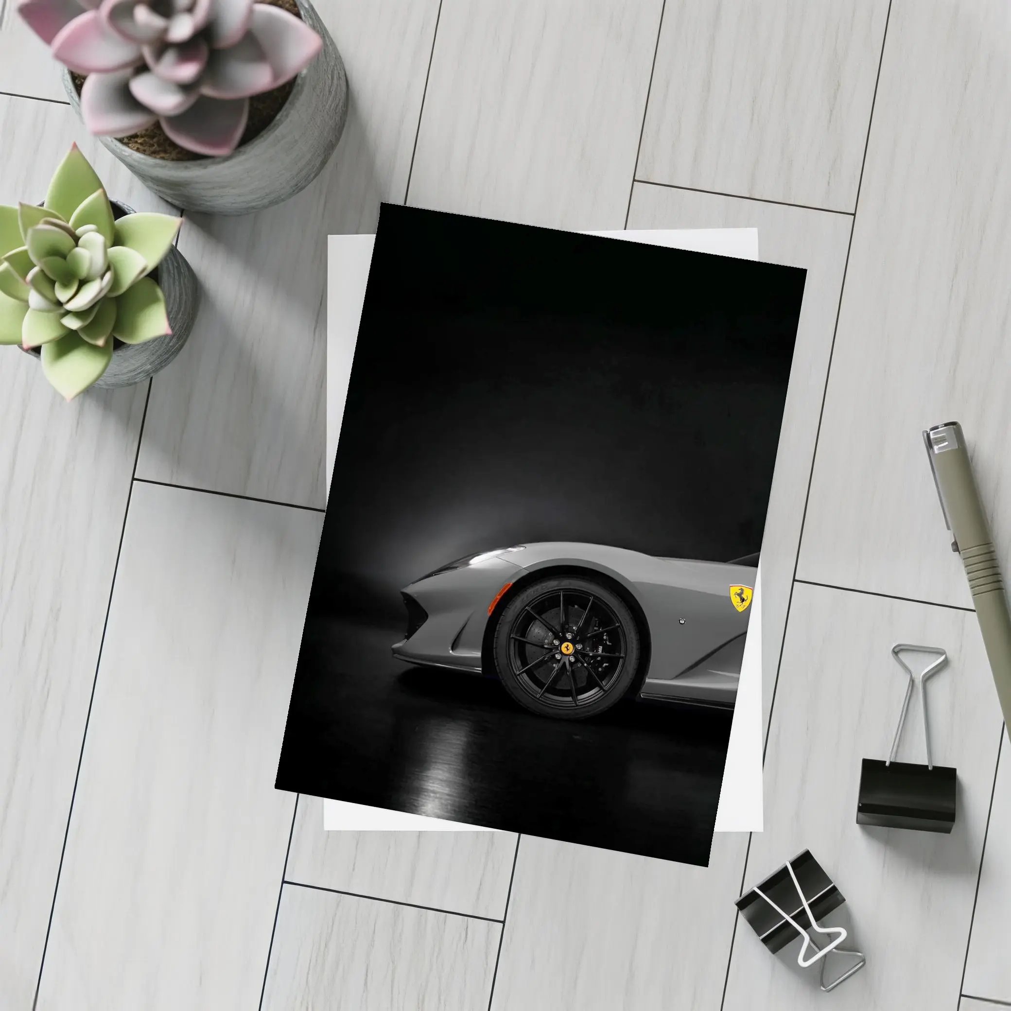 Ferrari 812 GTS Dark Studio Shot – Postcards