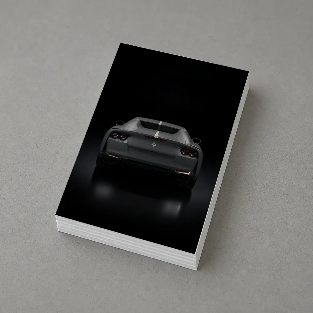 Ferrari 812 Superfast Rear Dark Studio – Postcards