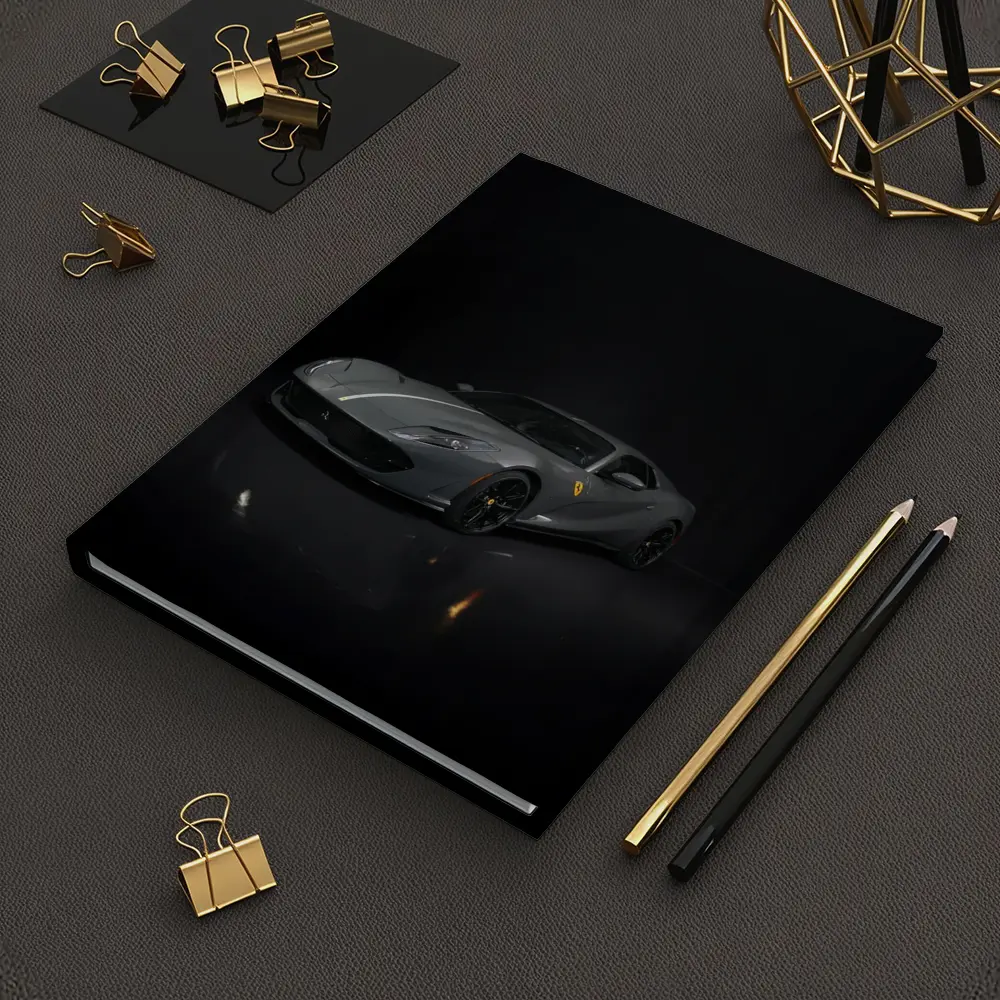 Ferrari 812 GTS Dark Studio Shot – Notebooks