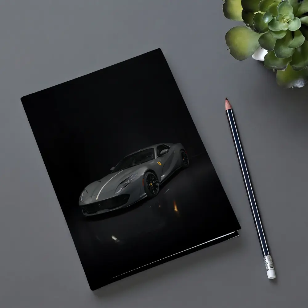 Ferrari 812 GTS Dark Studio Shot – Notebooks