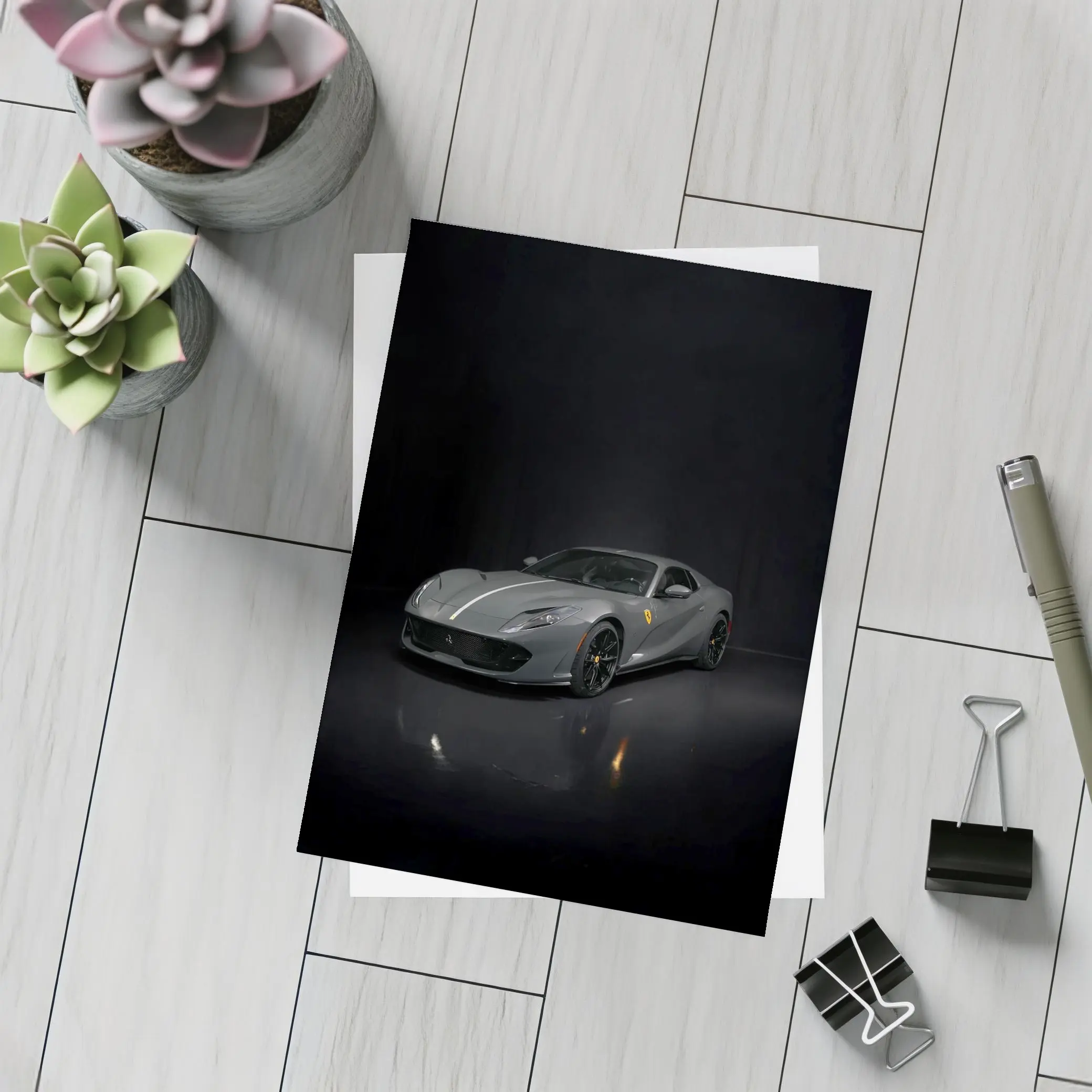 Ferrari 812 GTS Dark Studio Shot – Postcards