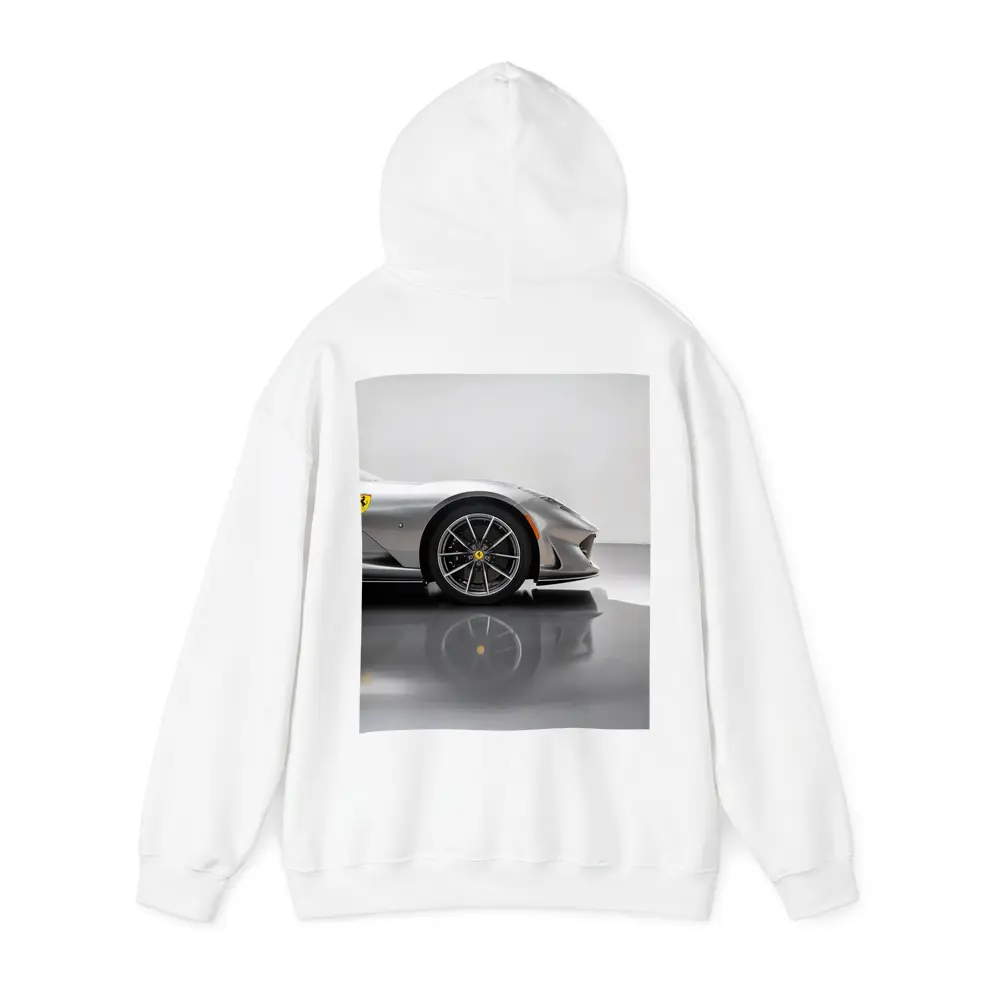 Ferrari 812 GTS Silver Studio Close Up – Hoodies