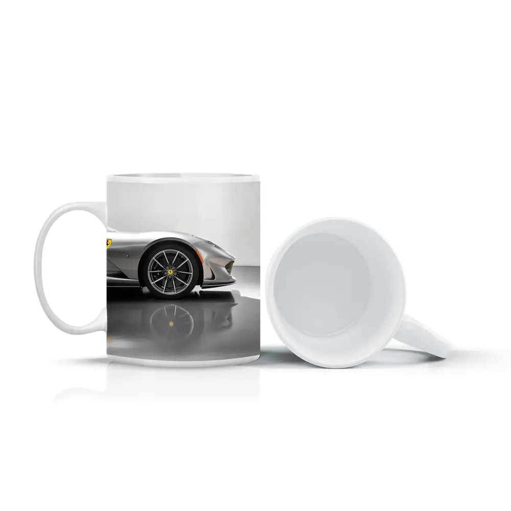 Ferrari 812 GTS Silver Studio Close Up – Mugs