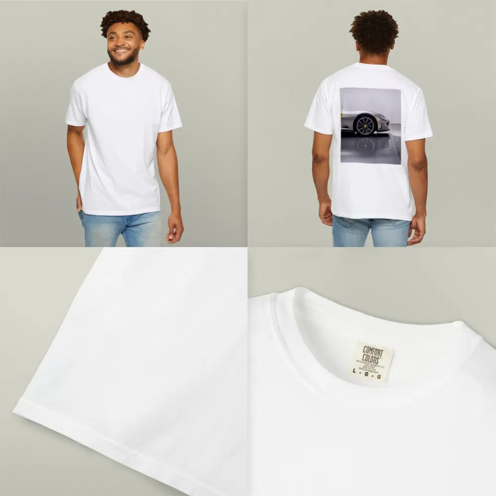 Ferrari 812 GTS Silver Studio Close Up – T-Shirts