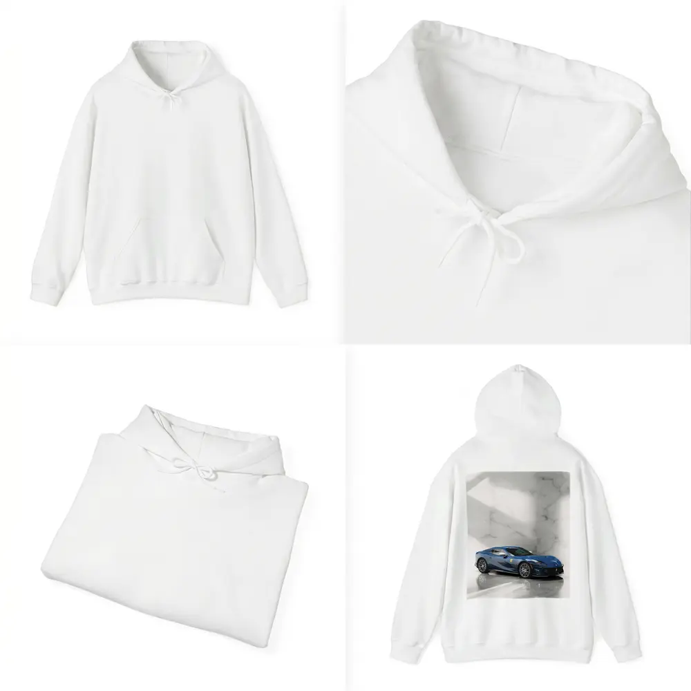 Ferrari 812 Superfast Blue Marble Studio – Hoodies