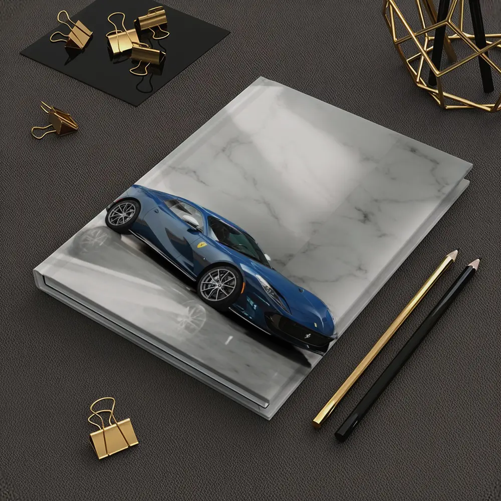 Ferrari 812 Superfast Blue Marble Studio – Notebooks