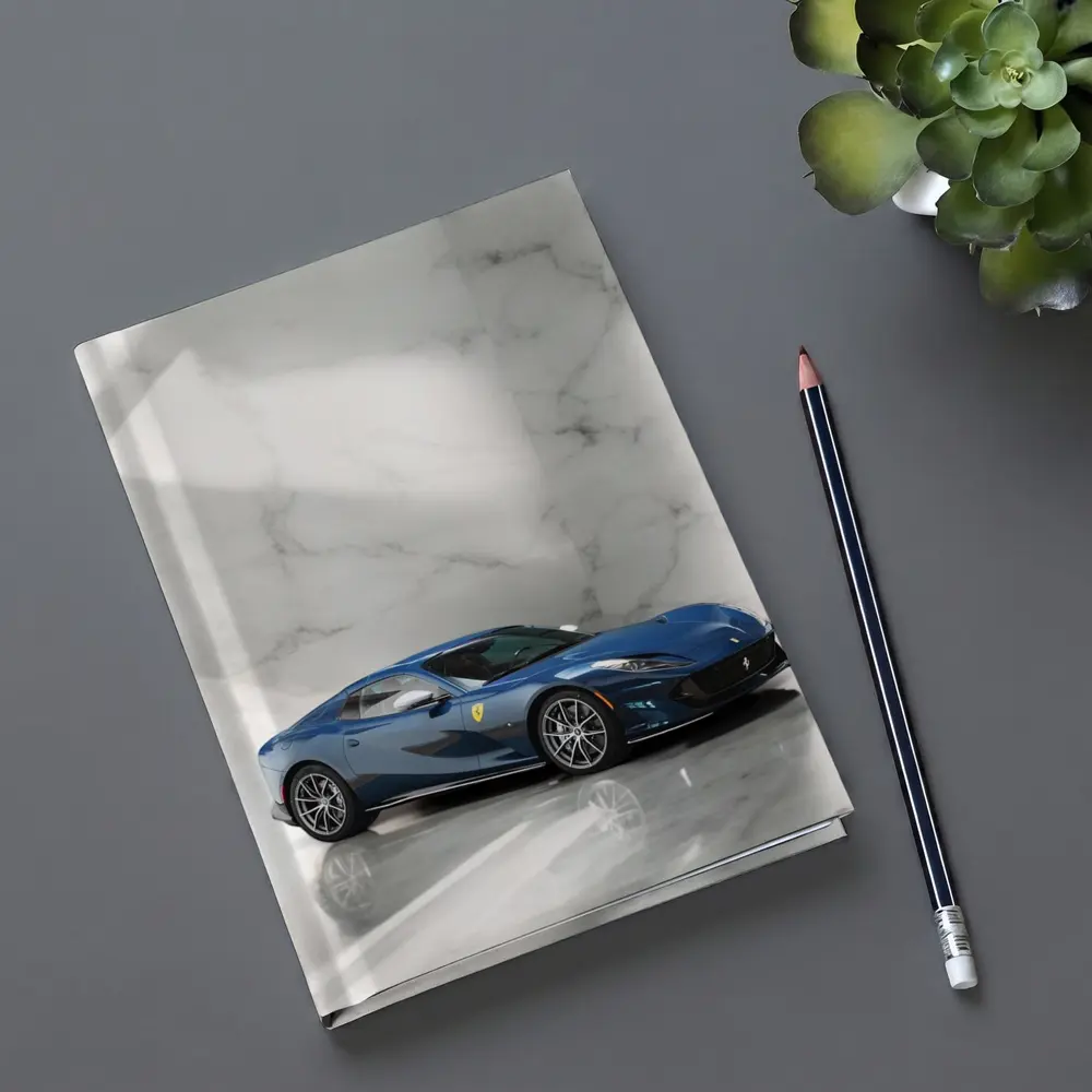 Ferrari 812 Superfast Blue Marble Studio – Notebooks