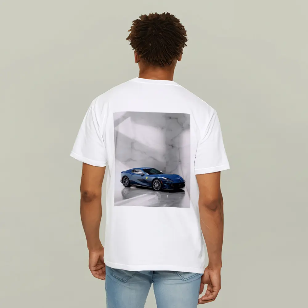 Ferrari 812 Superfast Blue Marble Studio – T-Shirts