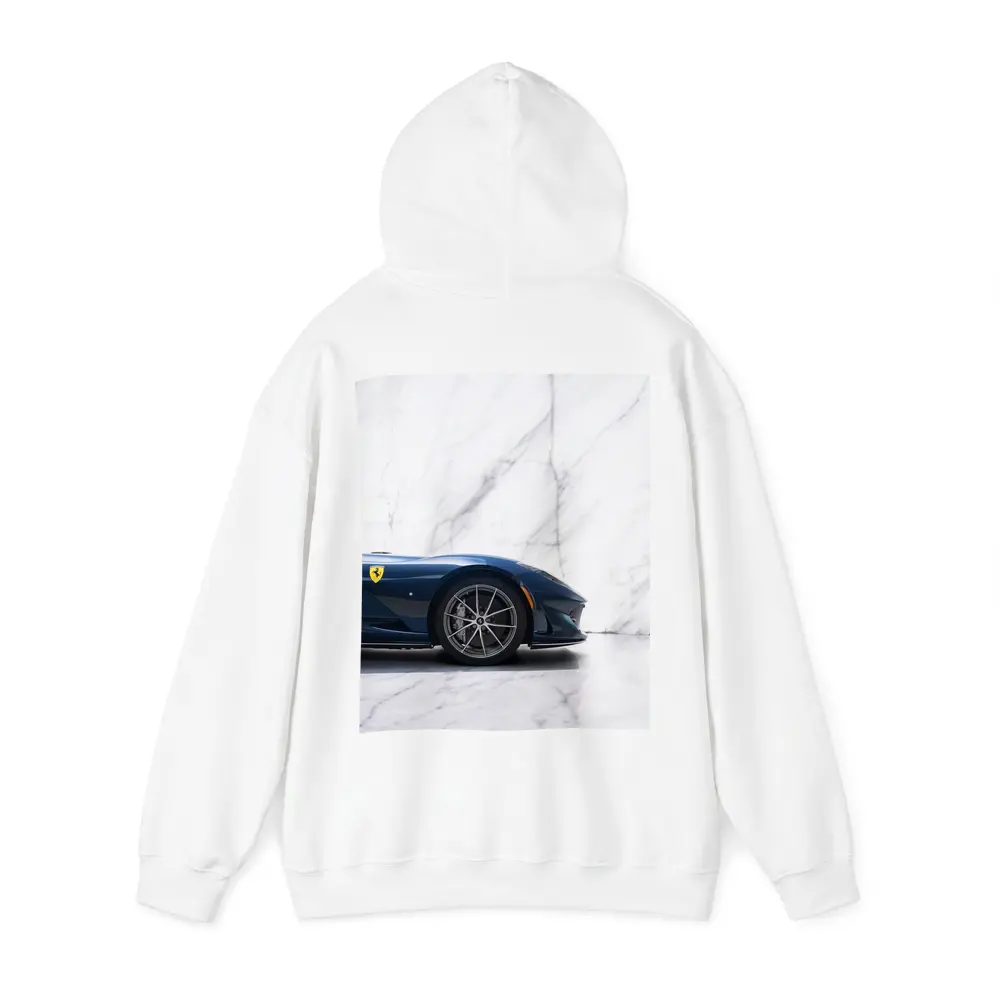Ferrari 812 GTS Deep Blue Marble Studio – Hoodies