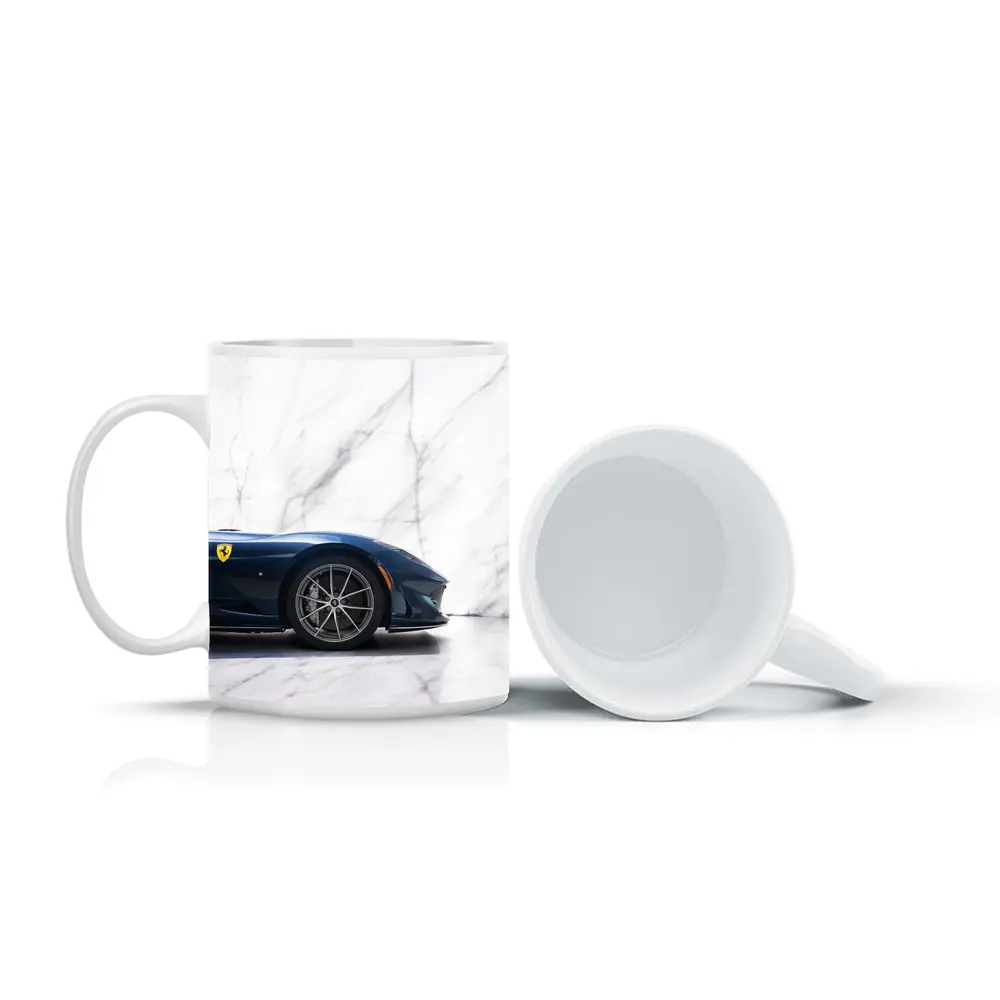Ferrari 812 GTS Deep Blue Marble Studio – Mugs