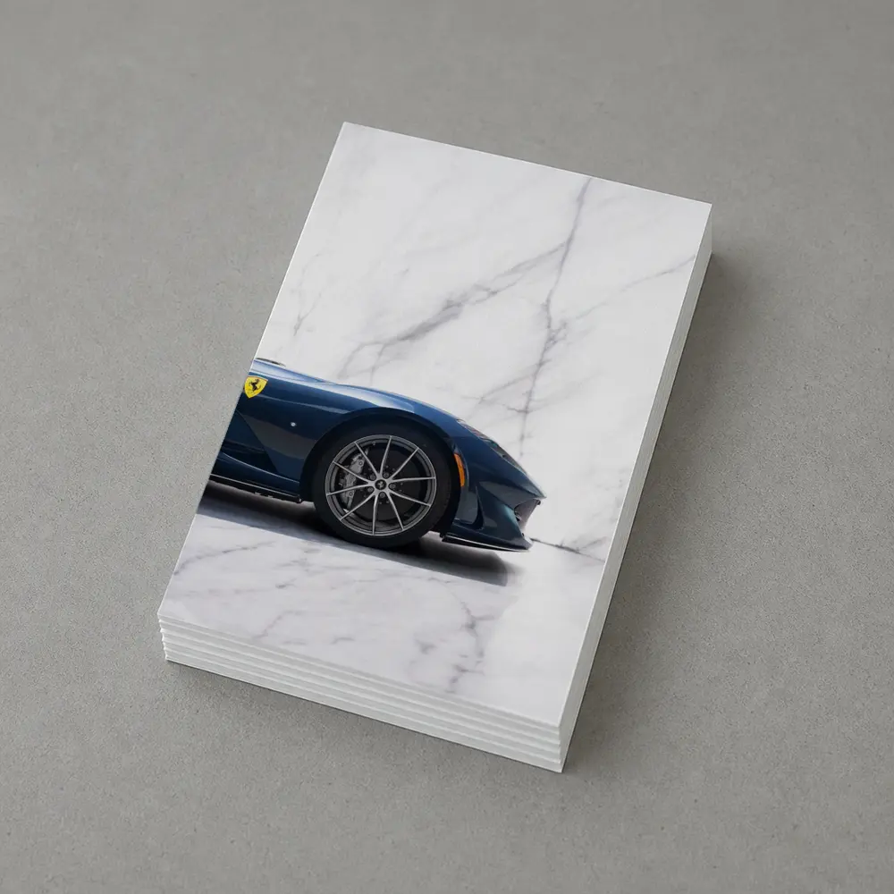 Ferrari 812 GTS Deep Blue Marble Studio – Postcards