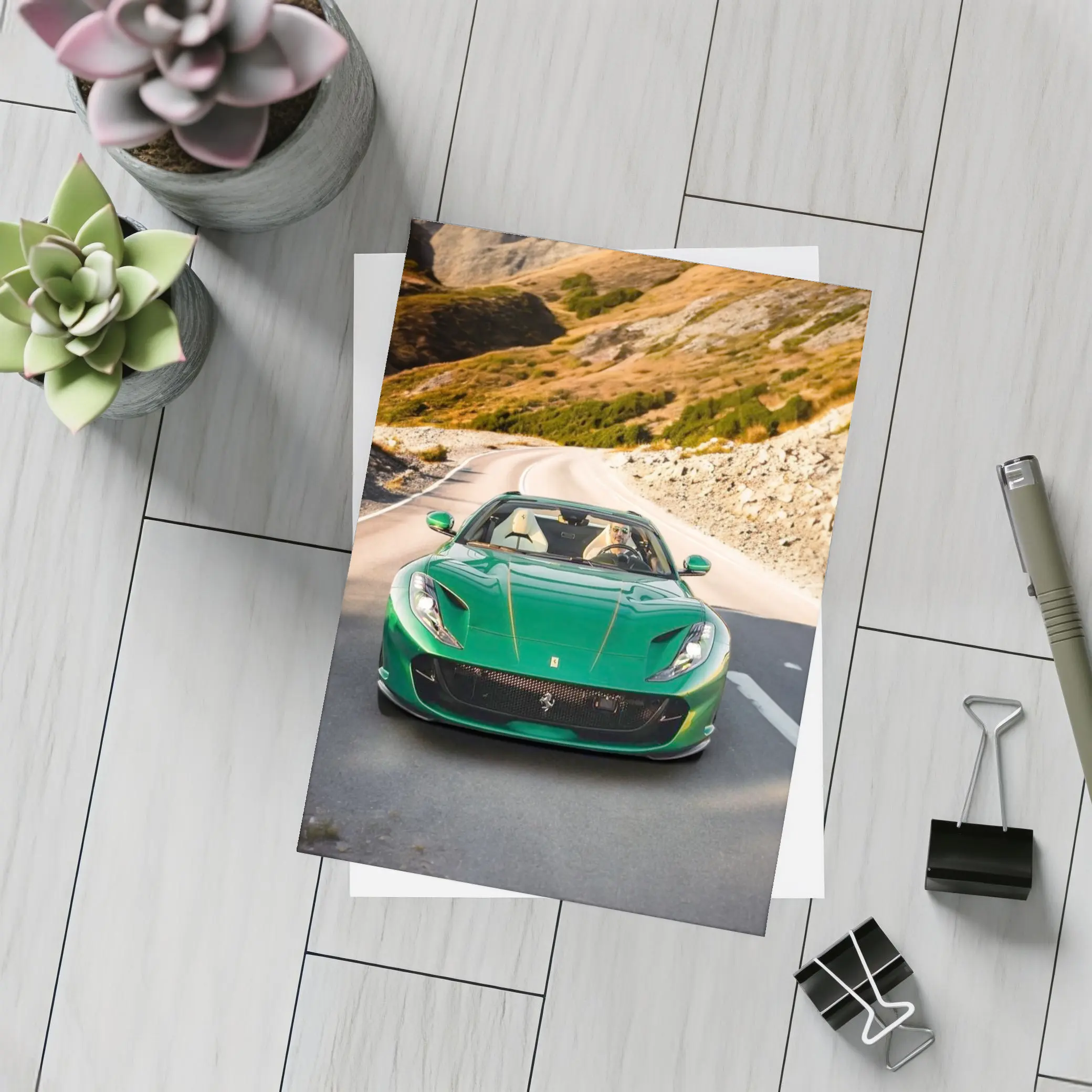 Ferrari 812 GTS Green Mountain Road Drive – Postcards