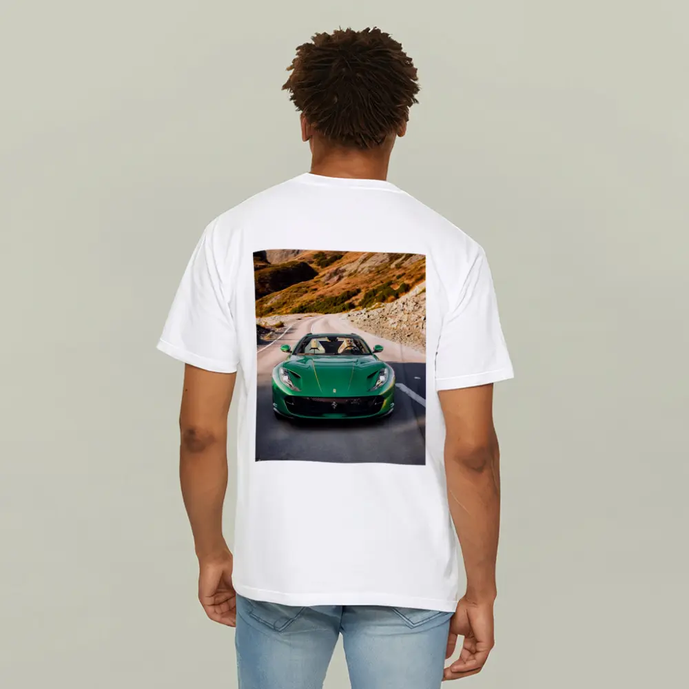 Ferrari 812 GTS Green Mountain Road Drive – T-Shirts