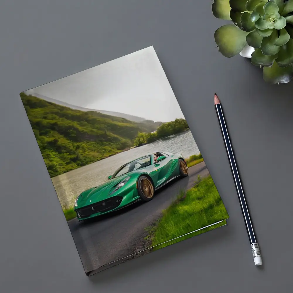 Ferrari 812 GTS Green Mountain Lake Road – Notebooks