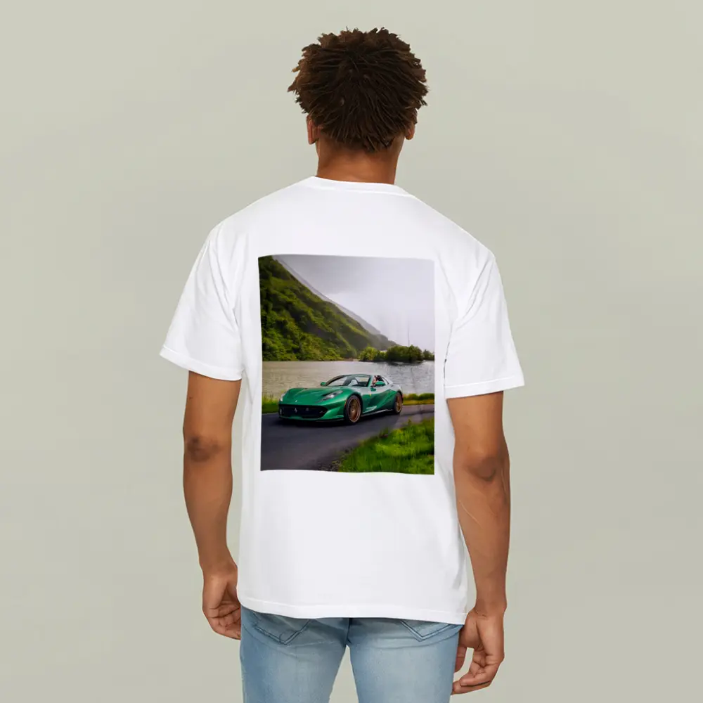 Ferrari 812 GTS Green Mountain Lake Road – T-Shirts