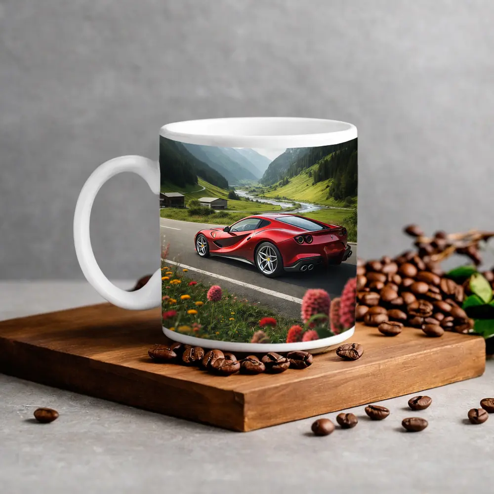 Ferrari 812 Superfast Alpine Valley Road – Mugs