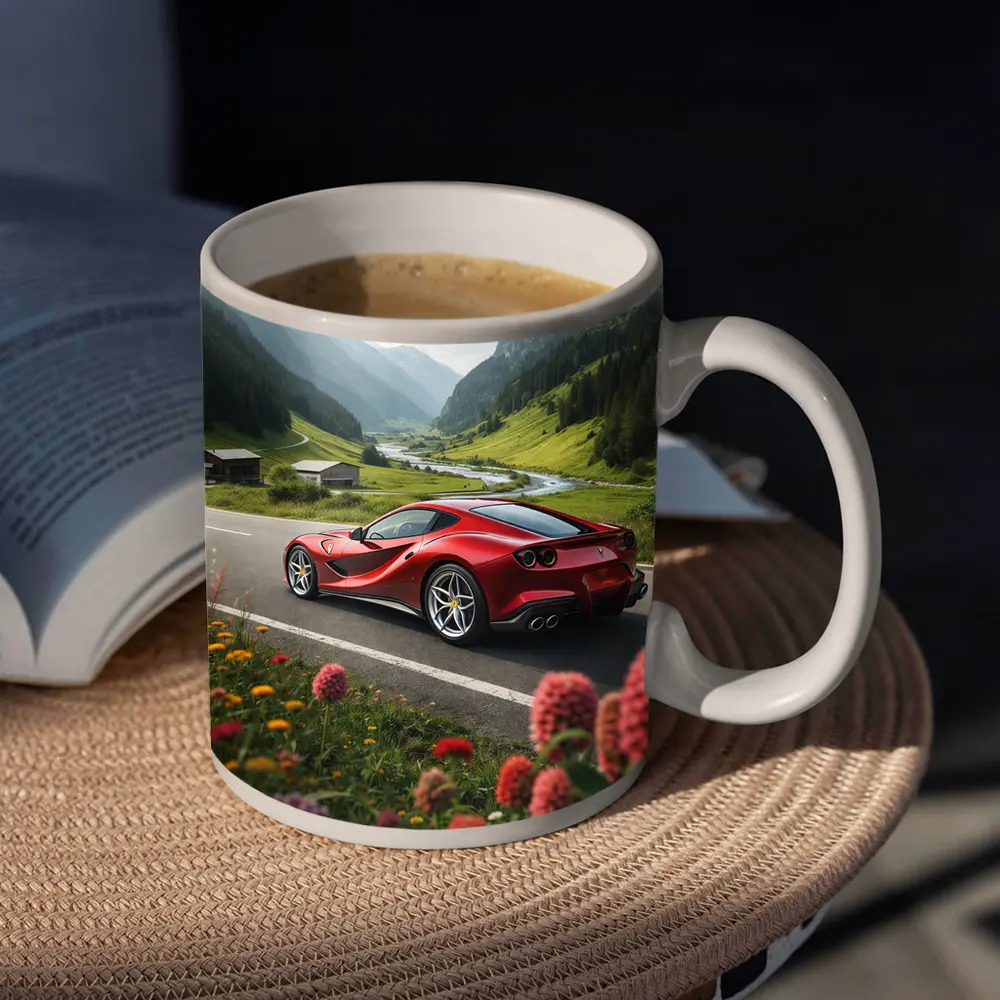 Ferrari 812 Superfast Alpine Valley Road – Mugs