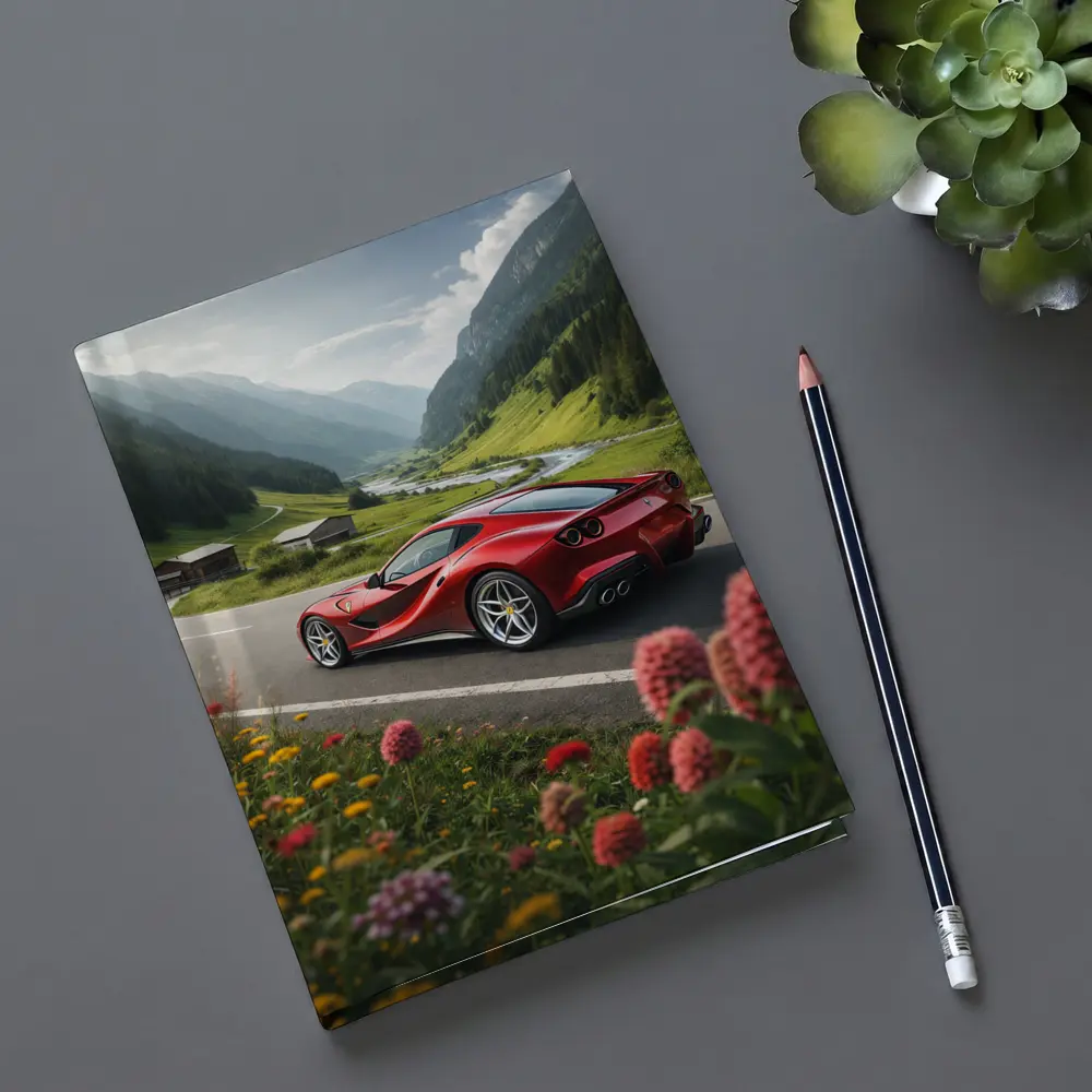 Ferrari 812 Superfast Alpine Valley Road – Notebooks