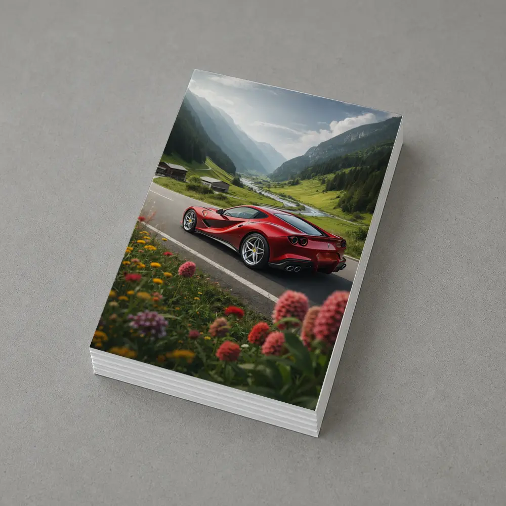 Ferrari 812 Superfast Alpine Valley Road – Postcards