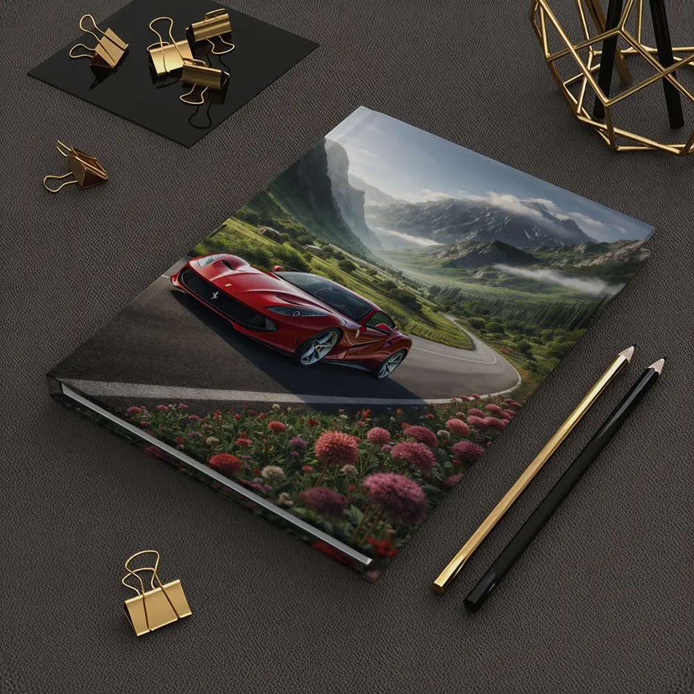 Ferrari 812 Superfast Mountain Valley Road – Notebooks