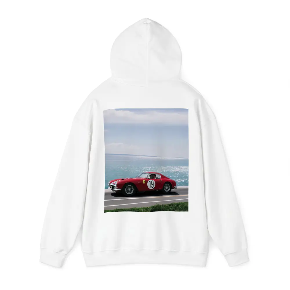 Ferrari Classic Race Car Coastal Road Drive – Hoodies
